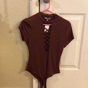 Maroon leotard brand new with tags